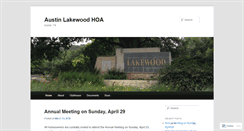 Desktop Screenshot of lakewoodhoa.com